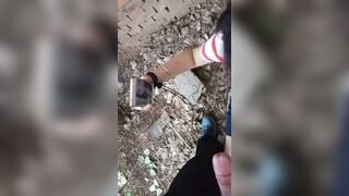 Đưa em học sinh ra nhà hoang bắt em nó bú cu chụp ảnh lại làm kỉ niệm