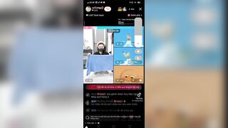 Gái xinh trả kèo PK tiktok thủ dâm quạt thổi lộ lông lồn đen xì
