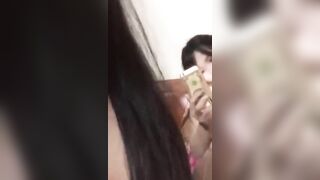 Vcl ạ, 2 con bạn thân nứng lồn bóp vú nhau show móc lồn khoe thân