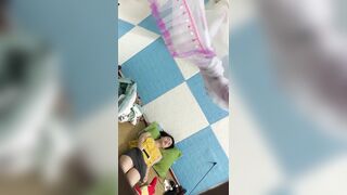 Quay lén chị máy bay móc lồn