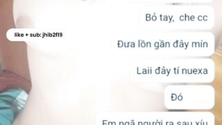 Em Thảo 2k mười mua cu giả trên mạng về không rửa bóc ra mút xong nhét vào lồn luôn 2