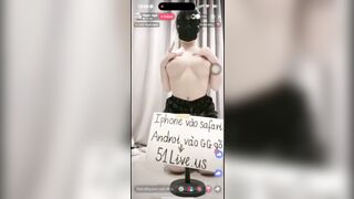 Trả kèo Tiktoker Show vú móc lồn trên Live ngon vl