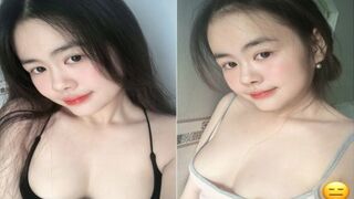 chị gái vú to mặt baby
