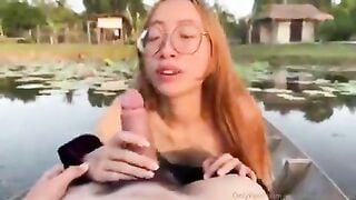 Độc lạ, Thiên An đi Hồ Sen, Gạ bú cu luôn e Chèo thuyền djt nhau