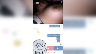 Em gái 2ka9 show vú mini chat