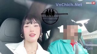Độc lạ, Lananh đi Grap cho Tài xế bóp vú đjt luôn trên xe sướng vl