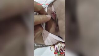 Xé quần lót, Hấp dâm e học sinh hello kitty chuppy djt sướng vl