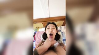 Bắn tinh vào mặt con em họ loli mình dây thèm cặc dâm đãng
