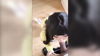 Cho tiền gạ địt bạn thân của em gái chubby vú to lồn múp bắn tinh đầy mặt