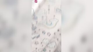 Xé quần lót hấp dâm E hs váy Hello Kitty djt giữa đêm khuya