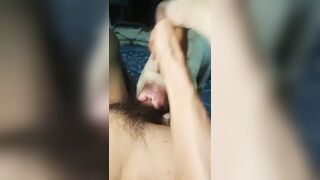 Em chó cái lồn sưng to