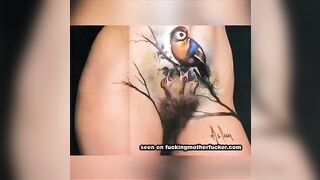 Vẽ hình dễ thương lên những chiết lồn