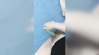E Mỹ Hạnh Nghịch Dưa Chuột lên Đỉnh bắn nước lồn như suối