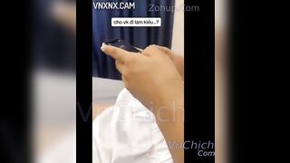 Vợ SV, vừa djt nhau, Vừa nói chuyện với chồng bảo em yêu chồng
