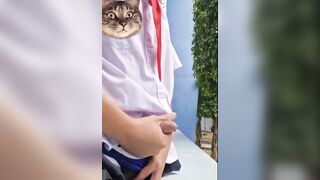 nứng quá ra ban công sục