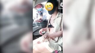 MyHanh 2000 Bắt ông già Bóp Vú sờ lồn mới Mua vé số