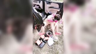 Dắt vợ nứng lồn đi cắm trại và cái kết