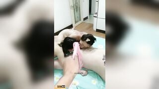 [ Độc Lạ China ] Sv Bỏ Tiền Thuê Cả Familyy Về Livestream Cho Cộng Đồng Mạng Xem P3