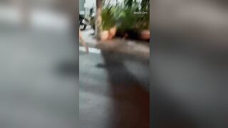 Full Clip, Hot gái Nga Ngố Khoả thân Phá Xe ở Nha Trang