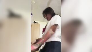 Em loli mình dây xăm trổ cưỡi con cặc dâm đãng mới gặp đã gạ địt thành công