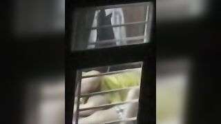 Quay lén  mb hàng xóm ngủ không mặc đồ lót