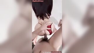 Bị chị gái mông to gạ địt và cái kết