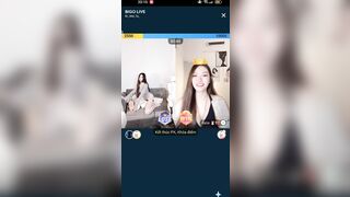 gái xinh trả kèo bigo live cạ gối sáng mắt
