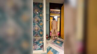 Loạn luân bố dượng huấn luyện con riêng thành con đĩ hành hạ địt nhau public trc cửa