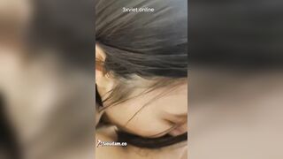 Em gái loli dễ thương bú mút liếm láp con cặc to dâm đãng kích thích bắn tinh vào mồm
