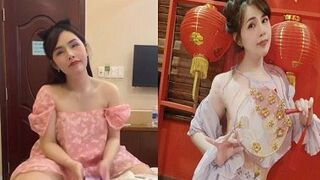 Em đào 2m5 nhún nhay cực sung