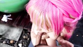 Cosplay, Sex Thanh Gươm Chọc Lồn Lút cán e Ny ở Suối nước nóng