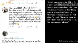 Onlyfans leak Juju_swing : Em Nong Ju đụ với fans cho xuất trong
