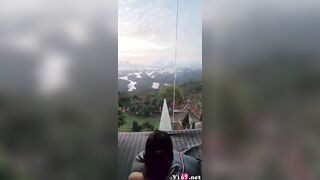 Ngắm bình minh cùng em sinh viên mông to chân dài