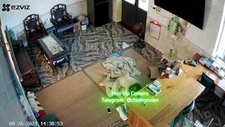 Hack Camera Vợ đi tập gym về địt muốn gãy chim chồng