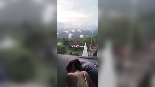 Ngắm bình minh với bé sinh viên chân dài mông to trong chuyến du lịch