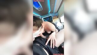 Shock, Dẫn e người yêu về quê nứng cặc Đụ nhau trên xe giường nằm bị phát hiện