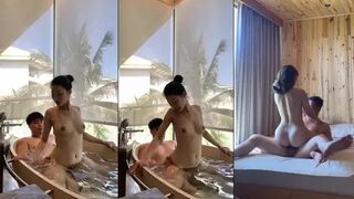 Từ bồn tắm đến phòng ngủ kỷ niệm với em trong chuyến du lịch ở homestay 3