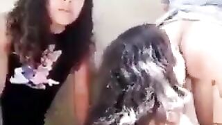 Shock, 3 em Gái Teen HS Bú Lồn Thủ dâm Cho Nhau vì Nứng Chát Sex