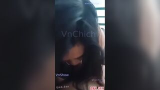 Em sinh viên Hutech 2k5 rủ qua trọ nấu ăn ai ngờ em nấu anh luôn, Dâm Dục lồn non