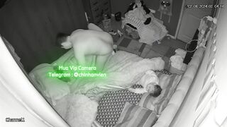 Hack Camera Ru con ngủ rồi 2 vợ chồng địt nhau