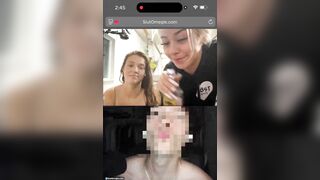 Omegle teen say xỉn khoe ngực với trai lạ