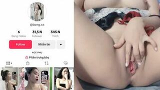 Sex Bông Tiktoker (Bong.xx) Rình Mãi Mới Quay Được Cái Lồn Em