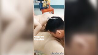 Độc lạ, T lấy vợ t với m cùng địt tập thể vợ t nhé, Tưởng đùa mà three some thật