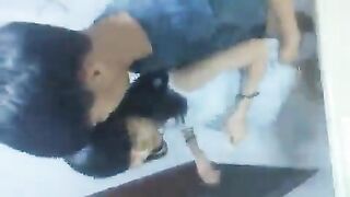Quãi đạn Đội teen HS lén Chịch ở Photobut Phòng thay đồ Sexy Mặt búng ra sữa
