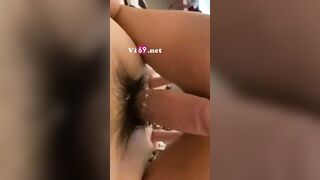 Cặp mông 10 điểm em căng hết bướm ra mới nhét vừa cây hàng khủng của anh 2