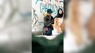 Quay lén địt em sinh viên ngay ngoài đường dâm đãng kích thích siêu dâm hàng ngon