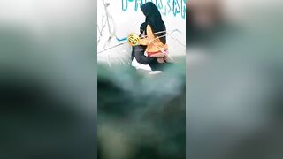 Quay lén địt em sinh viên ngay ngoài đường dâm đãng kích thích siêu dâm hàng ngon