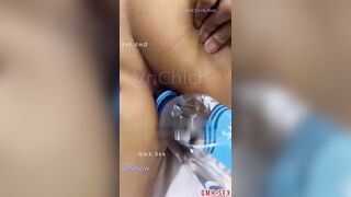 Trói em lại rồi bắt em uống nước bằng lổ đít rồi thông luôn lổ đít làm em rên la oai 2