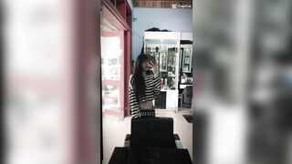 Chăn được con ghệ mình dây kêu em móc bím cho xem