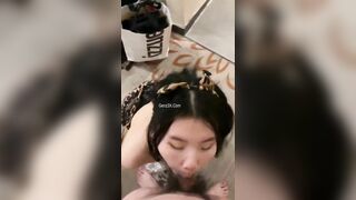 Bạn Gái Hoá Thân Thú Cưng Ngoan Ngoãn Liếm Láp Đầu Khấc Chủ Nhân
